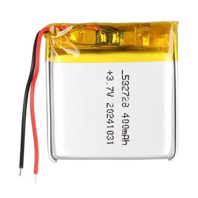 Powermaster PM-29469 3.7V 400mAh 582728 Soketsiz Lityum Polimer (Li-Po) Batarya Şarj Edilebilir Pil