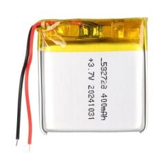 Powermaster PM-29469 3.7V 400mAh 582728 Soketsiz Lityum Polimer (Li-Po) Batarya Şarj Edilebilir Pil