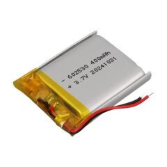 Powermaster PM-29466 3.7V 400mAh 602530 Soketsiz Lityum Polimer (Li-Po) Batarya Şarj Edilebilir Pil