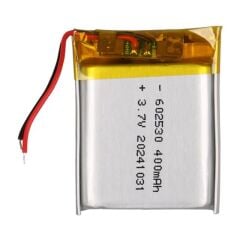 Powermaster PM-29466 3.7V 400mAh 602530 Soketsiz Lityum Polimer (Li-Po) Batarya Şarj Edilebilir Pil