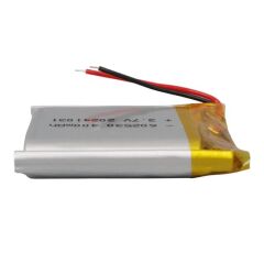 Powermaster PM-29466 3.7V 400mAh 602530 Soketsiz Lityum Polimer (Li-Po) Batarya Şarj Edilebilir Pil