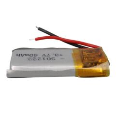 Powermaster PM-29461 3.7V 60mAh 301222 Soketsiz Lityum Polimer (Li-Po) Batarya Şarj Edilebilir Pil