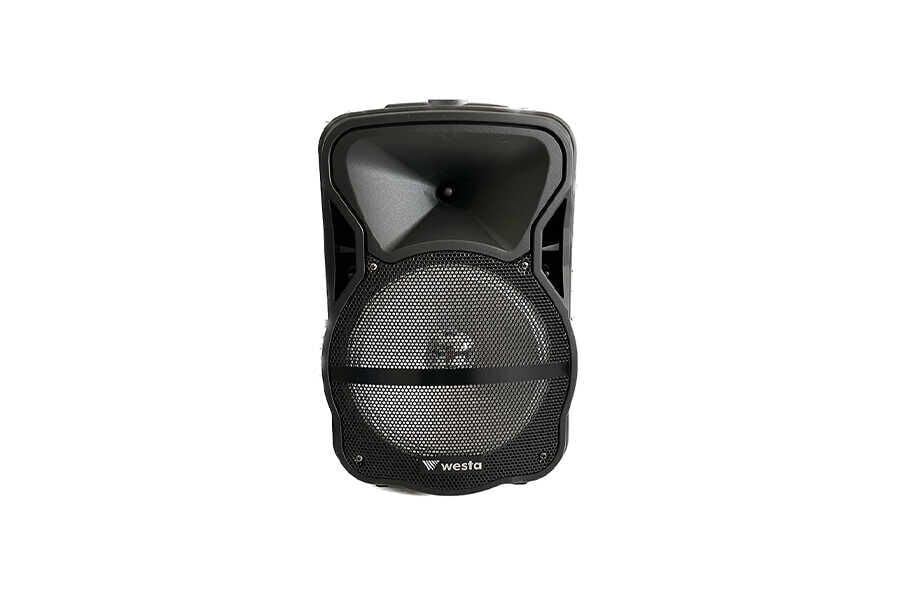 WESTA WAP-1053E 10 '' 2 Yollu Şarjlı Aktif Kabin Hoparlör 10'' Aktif Portatif Ses Sistemi