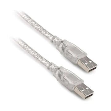 USB ERKEK-ERKEK KABLO 3 METRE SEFFAF POWERMASTER