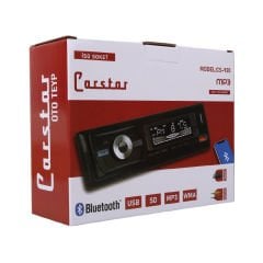 CARSTAR CS-920 7 RENKLİ ÇİFT USB/SD/FM/AUX/BLUETOOTH KUMANDALI OTO TEYP 4X60 WATT