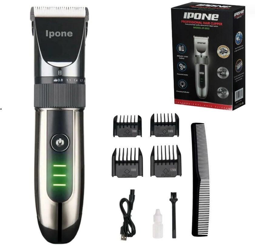 IPONE IP-1012 Saç Sakal Tıraş Makinesi Şarjlı Professional