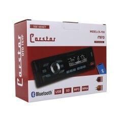 CARSTAR CS-930 7 RENKLİ ÇİFT USB/SD/FM/AUX/BLUETOOTH KUMANDALI OTO TEYP 4X60 WATT