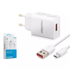 Nodar Nd-1004 Usb To Micro Usb Şarj Seti 2.4A 12W Beyaz (AVD-358)