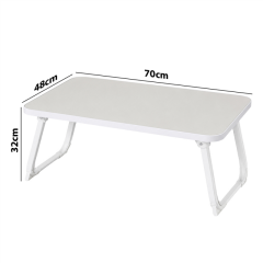 Sunup SN-29694 Katlanabilir Laptop Masası ve Yatak Koltuk Üzeri Tepsisi Beyaz 70x48cm