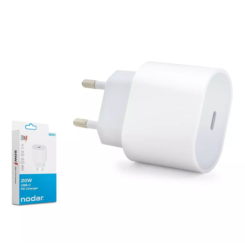 Nodar Nd-1011 Type-C Pd Şarj 20W Beyaz (AVD-354)