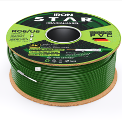 IRONSTAR 48 TEL ANTEN KABLOSU 100M YEŞİL