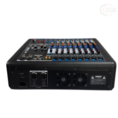 ROSE RS8-700 8 KANAL POWER MIXER 2 X 400W MAX