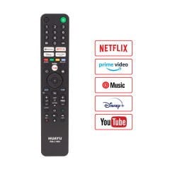 NETFLIX-YOUTUBE-PRIME VIDEO-DISNEY+ TUŞLU LCD LED TV KUMANDA BLİSTERLİ HUAYU KL SONY RM-L1690