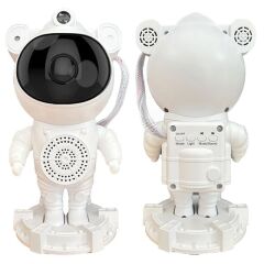 Sunup SN-30764 Astronot Galaxy Projektör Gece Lambası Uzaktan Kumandalı Bluetooth Hoparlörlü