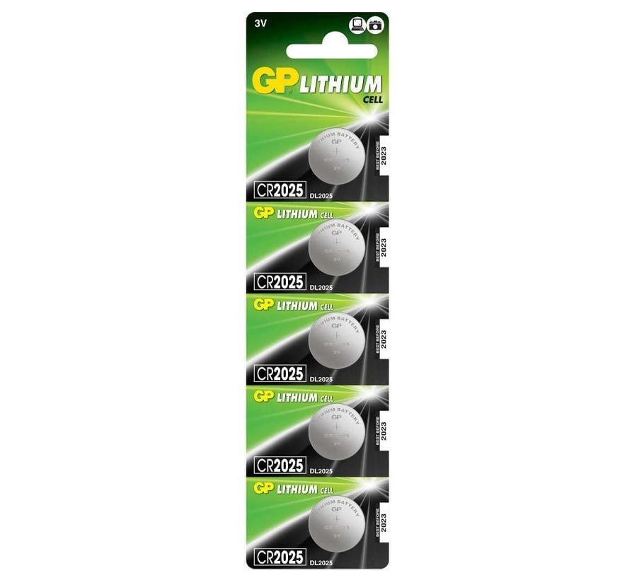 GP Pil Düğme 2025 3V 5Li Paket
