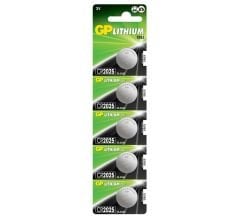 GP Pil Düğme 2025 3V 5Li Paket