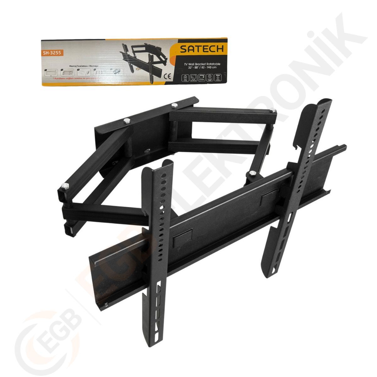 SH-3255 32''- 55'' HAREKETLİ LCD-LED TV SİYAH ASKI APARATI