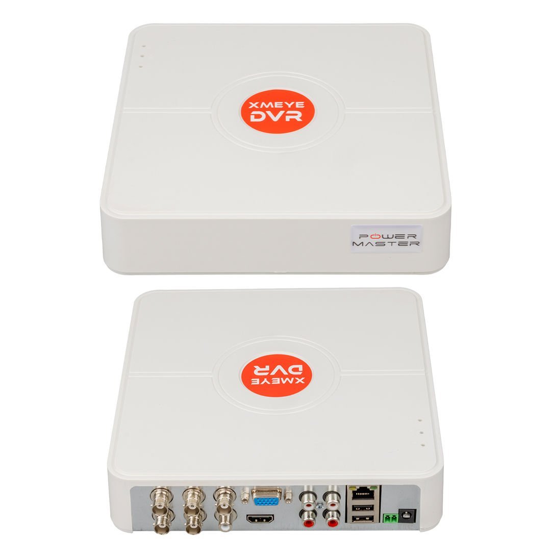 POWERMASTER PM-12180 4 KANAL 1080N H265 XMEYE VİDEO ÇIKIŞLI DVR/XVR KAYIT CİHAZI