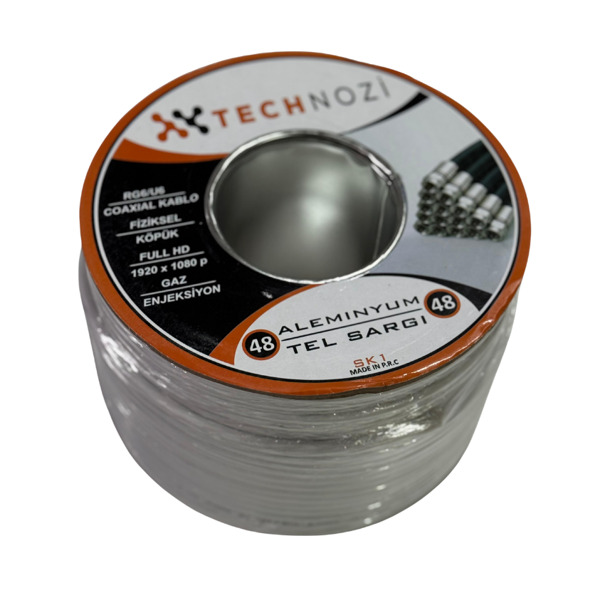 TECHNOZİ 48 Tel Anten Kablosu 100 Metre