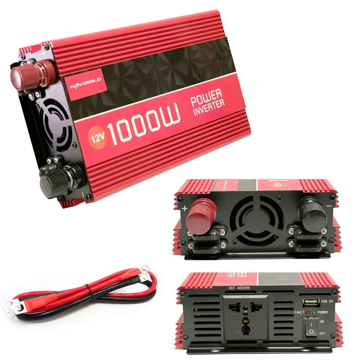 NAVİGOLD İnverter Modifiye Sinüs 12V 1000W