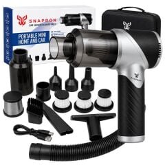 Snapron SNV-3000 Car Vacuum Cleaner Pro 1 Katlanabilir 17.000Pa 100W Şarjlı Araç Ev Süpürgesi