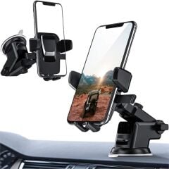 Powerway TT13 Ayarlanabilir Evrensel Araç İçi Vantuzlu Cam Torpido Telefon Tutucu