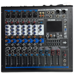 ROSE RS6-700 6 KANAL POWER MIXER 2 X 400W MAX