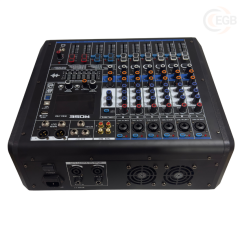 ROSE RS6-700 6 KANAL POWER MIXER 2 X 400W MAX