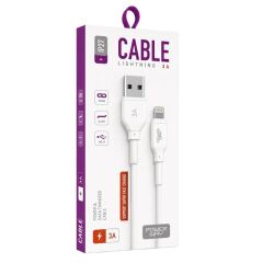 Powerway IP27 1 Metre 3A Lightning Hızlı Şarj ve Yüksek Hızlı Data Kablosu