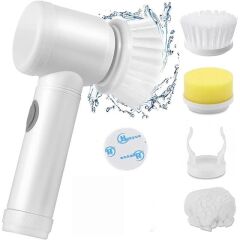 Sunup SN-20457 Çok Fonksiyonlu Banyo Mutfak Lavabo Şarjlı Temizlik Fırçası
