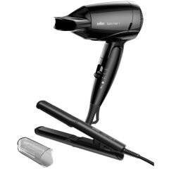 BRAUN ST100 Satin Hair Style&Go Seyahat Tipi Saç Kurutma Makinesi + Şekillendirici