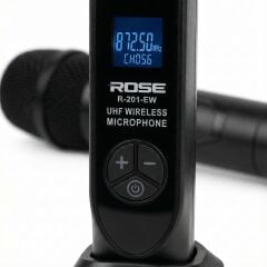 ROSE R-201-EW UHF Kablosuz Dijital El Mikrofonu