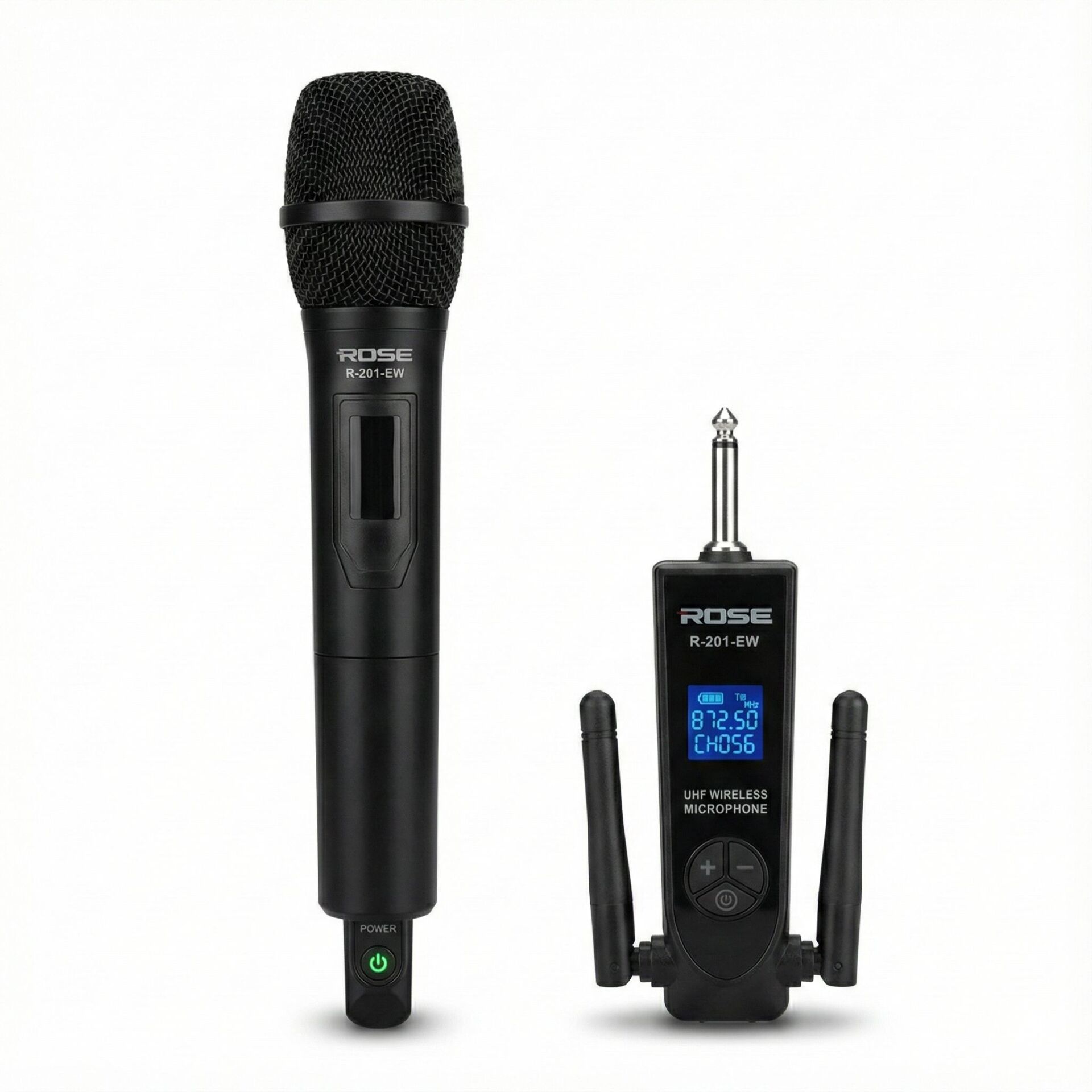 ROSE R-201-EW UHF Kablosuz Dijital El Mikrofonu