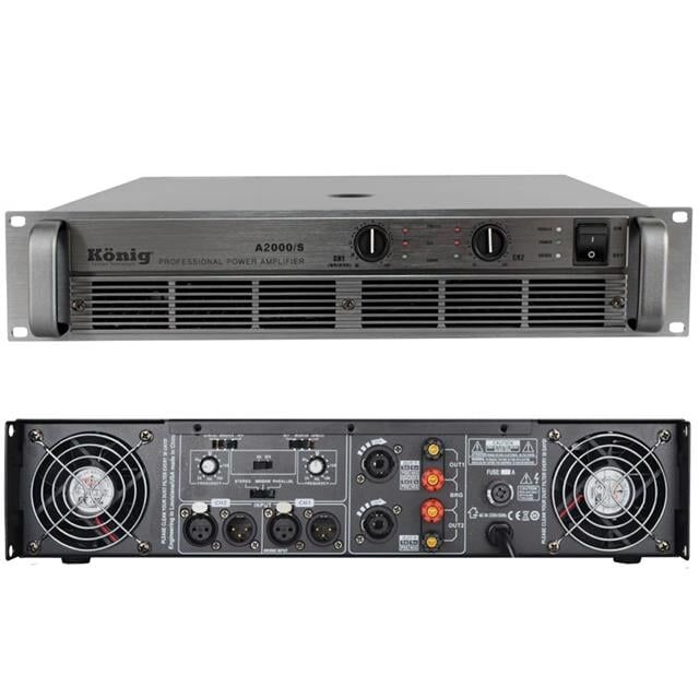 König A-2000 /S 4 Ohm 2X980 W Power