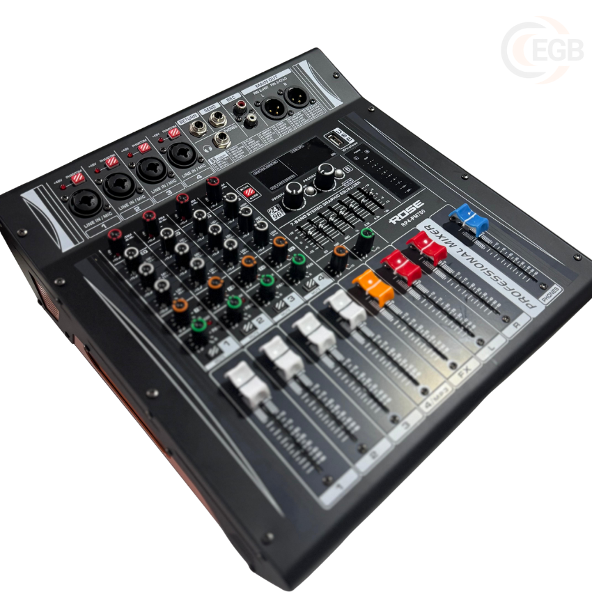 ROSE RP4-PM700 4 KANAL POWER MIXER 2 X 350W MAX