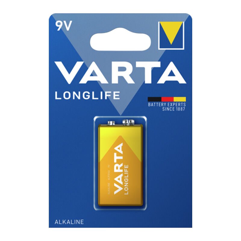 LONGLIFE POWER ALKALİN 9 VOLT PİL TEKLİ PAKET FİYAT VARTA
