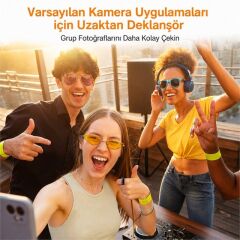 Powermaster PM-24897 Kablosuz Bluetooth Yüzük Kumanda TikTok - Reels Kaydırma Uzaktan Deklanşör