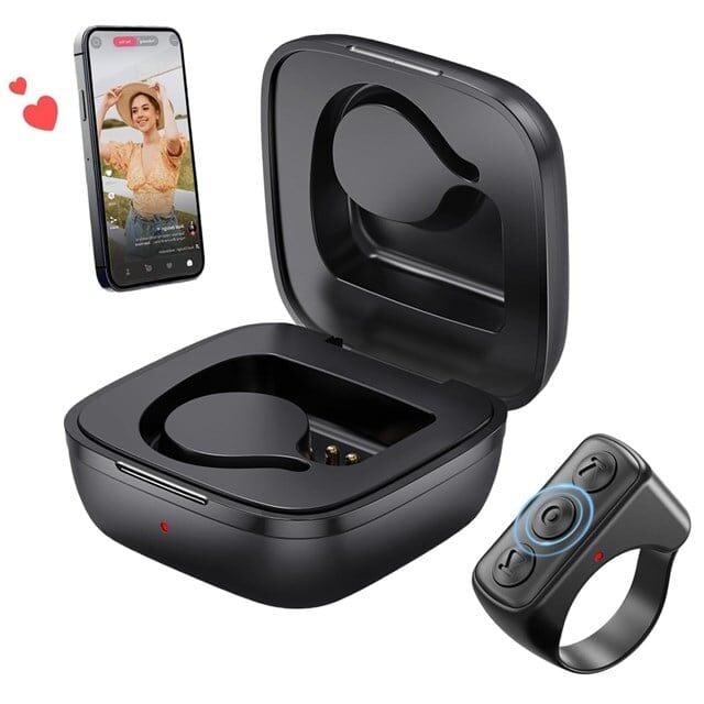 Powermaster PM-24897 Kablosuz Bluetooth Yüzük Kumanda TikTok - Reels Kaydırma Uzaktan Deklanşör