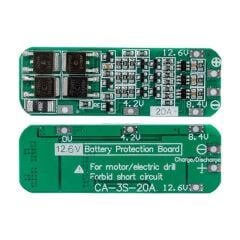 Weko 11.1V 12V 12.6V 18650 Lityum Pil Şarj Koruma Kartı - 3S 20A Matkap BMS