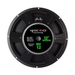 Magicvoice MV-12 Maks.600 Watt / Rms 300 Watt 12' Siyah 30 Cm Woofer Yedek Hoparlör