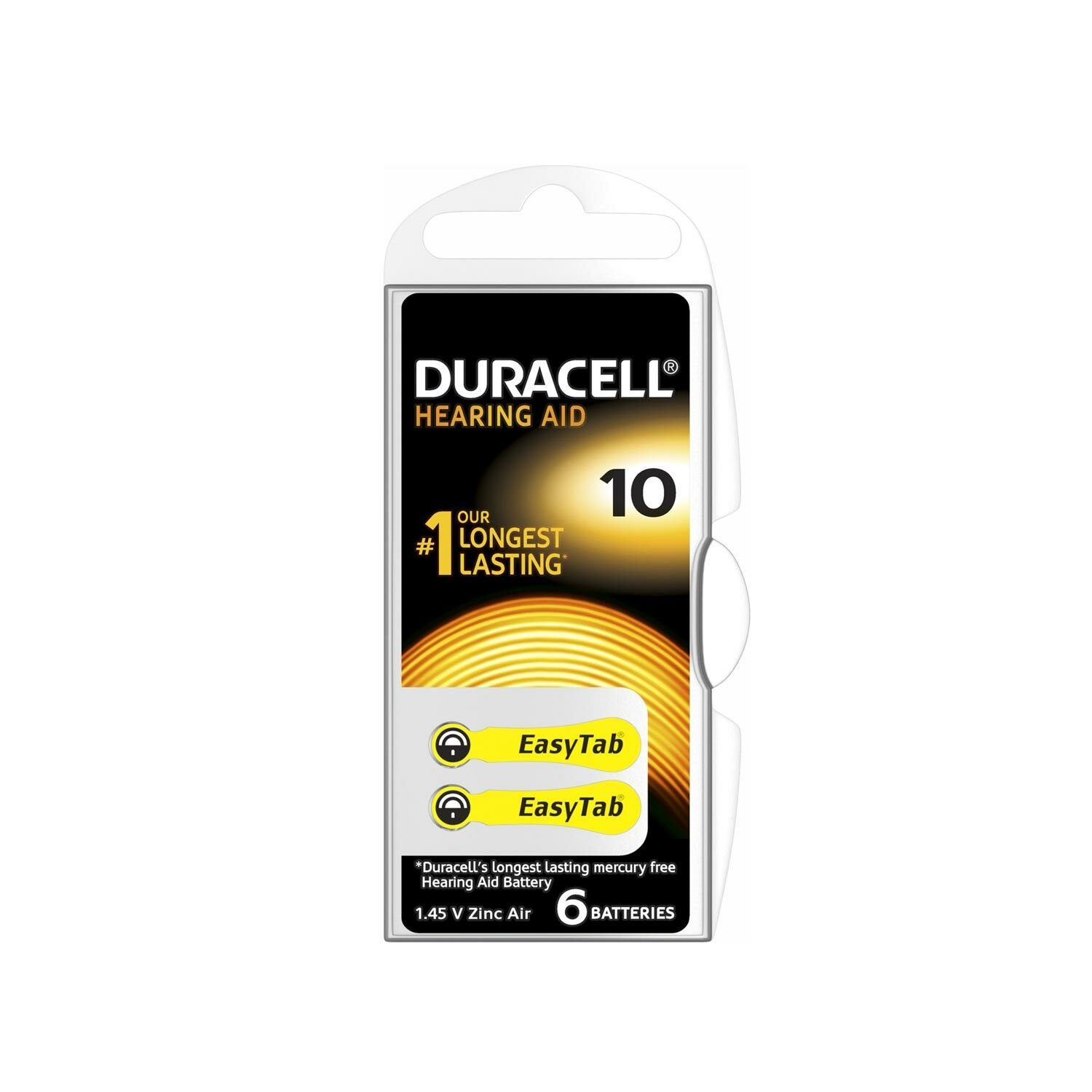 DURACELL Kulaklık Pili 10 No 6Lı Paket