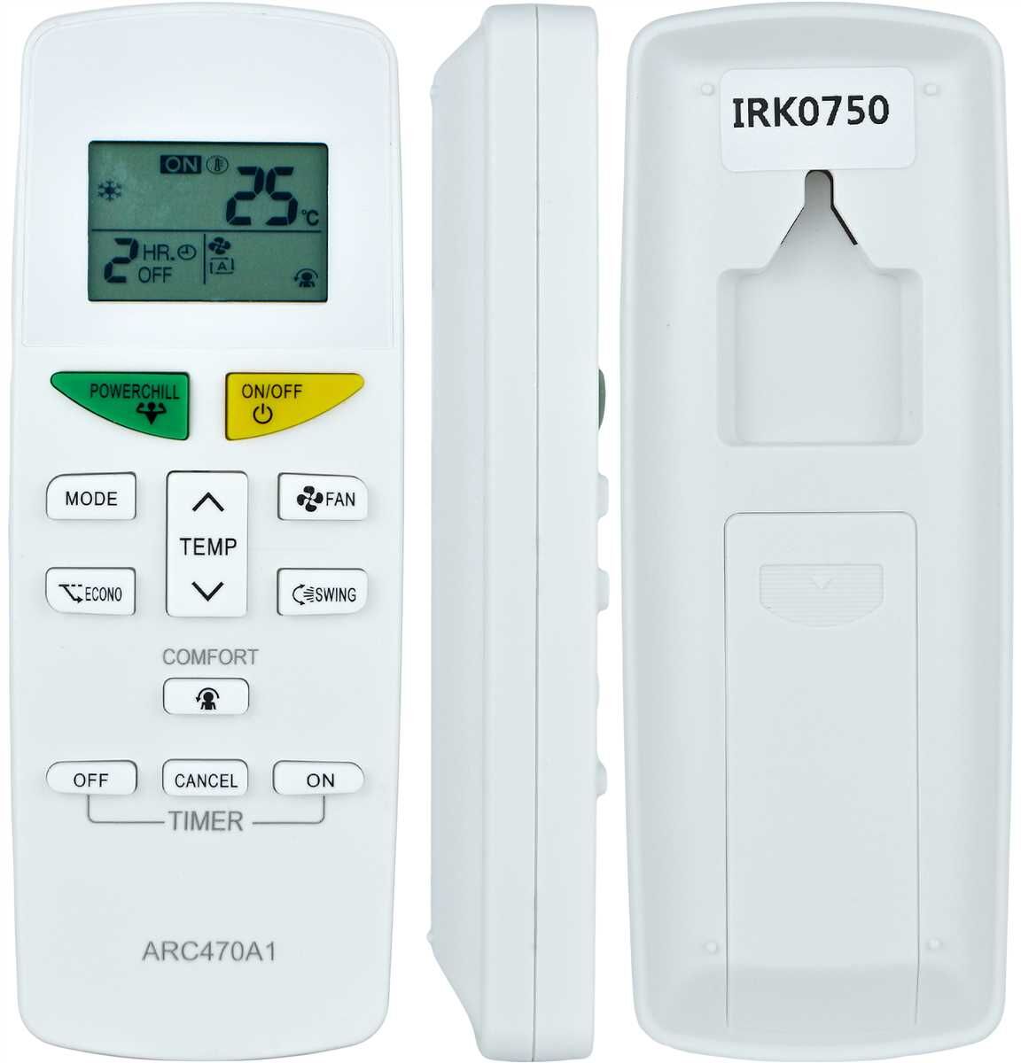 DAIKIN IRL0750 KLİMA KUMANDASI (KMD-02)