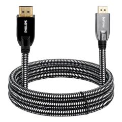 Philips SWR3139W/93 2 Metre 8K 60Hz DisplayPort 1.4 Kablo Premium Örgülü Zırhlı
