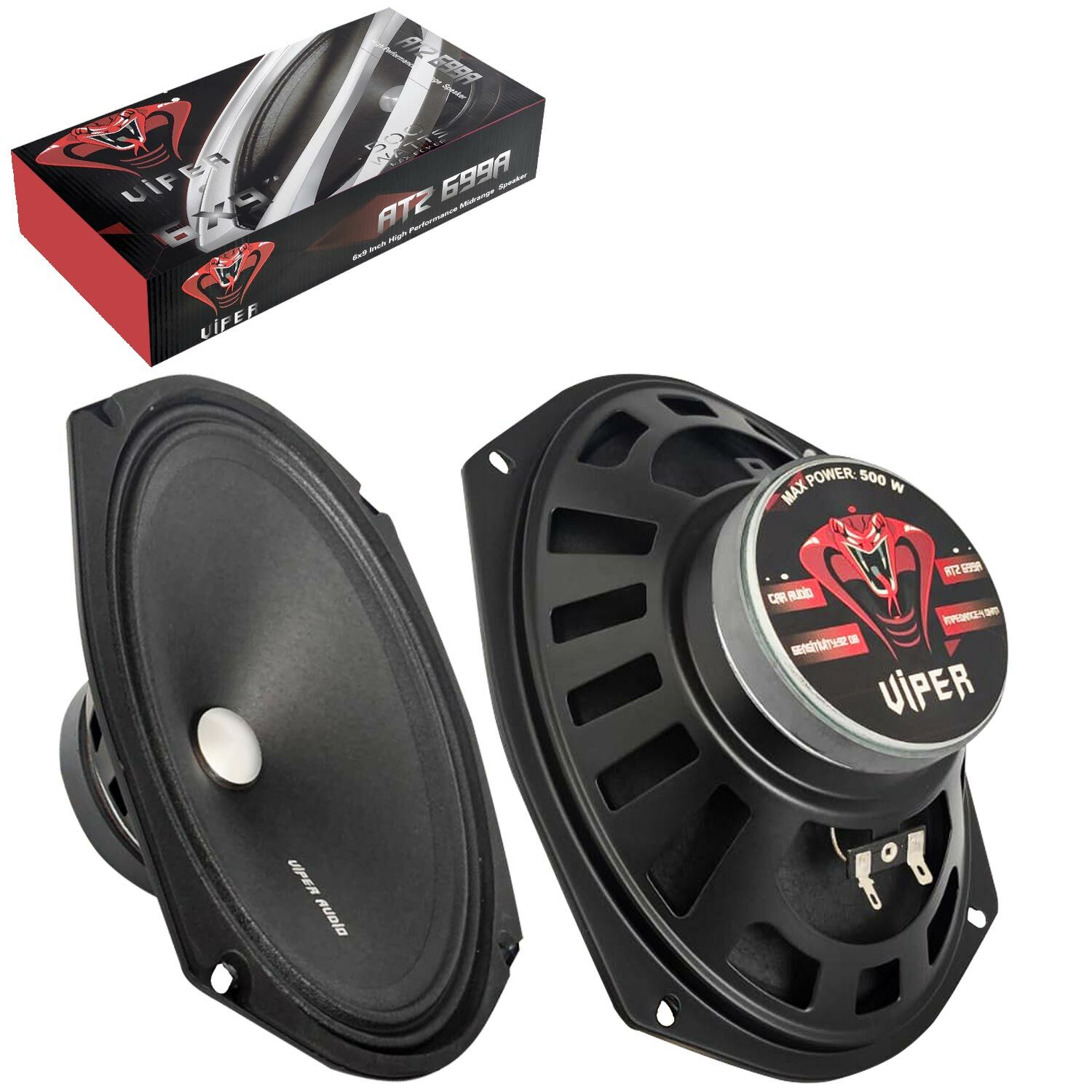 VİPER ATZ-699A Oto Midrange Oval 6X9 İnç 500 Watt 2 Adet