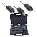 MV-19596  UHF ENSTRUMAN TİP KABLOSUZ MİKROFON UCLU SET(KURSU-YAKA MİK Lİ)XRL Lİ MAGICVOICE