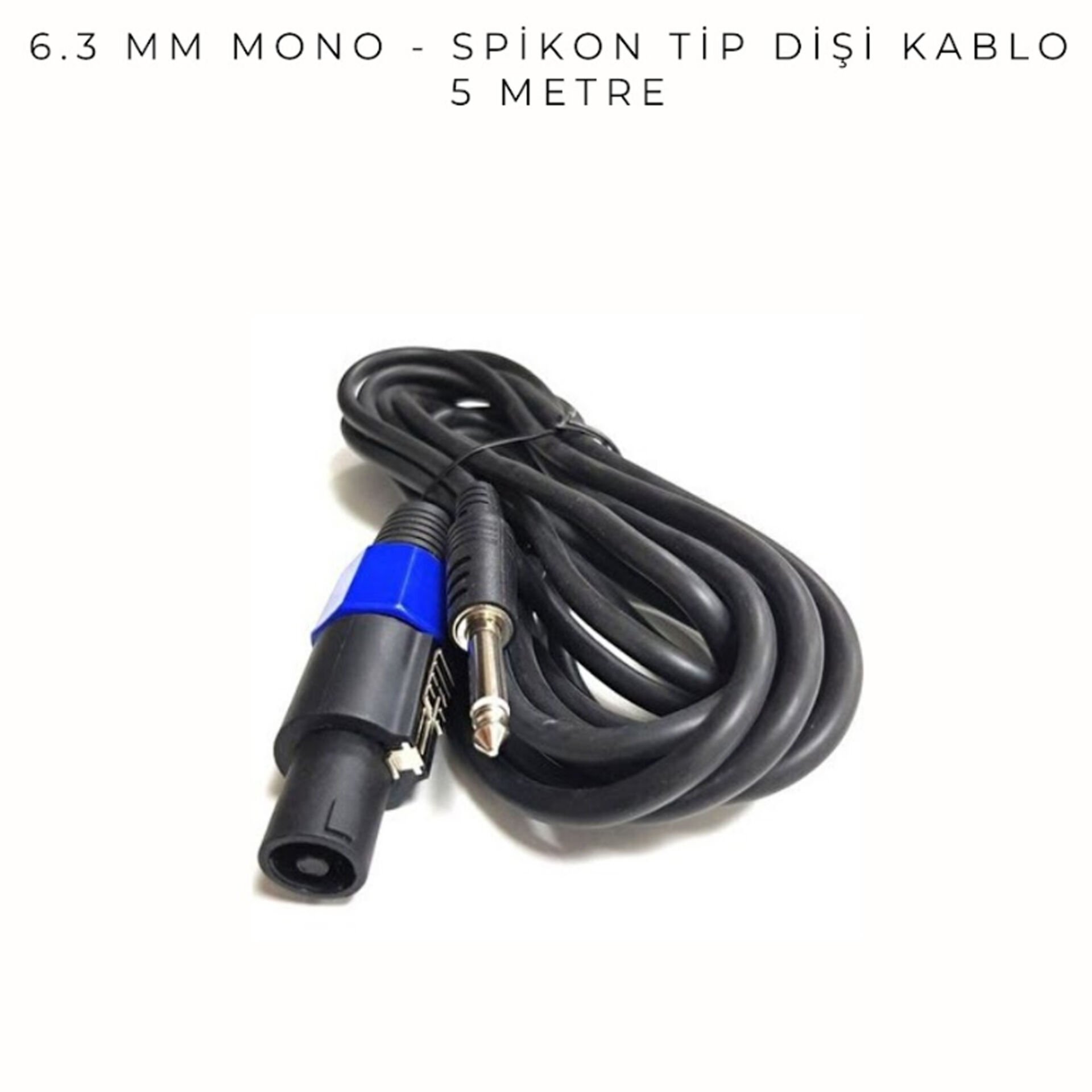 6.3 MM MONO-SPEKON KABLO 5 METRE (AVD-342)