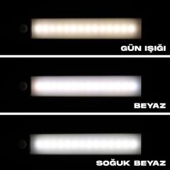Powermaster SD-333 USB'li Hareket Sensörlü 23 Cm Ledli Lamba