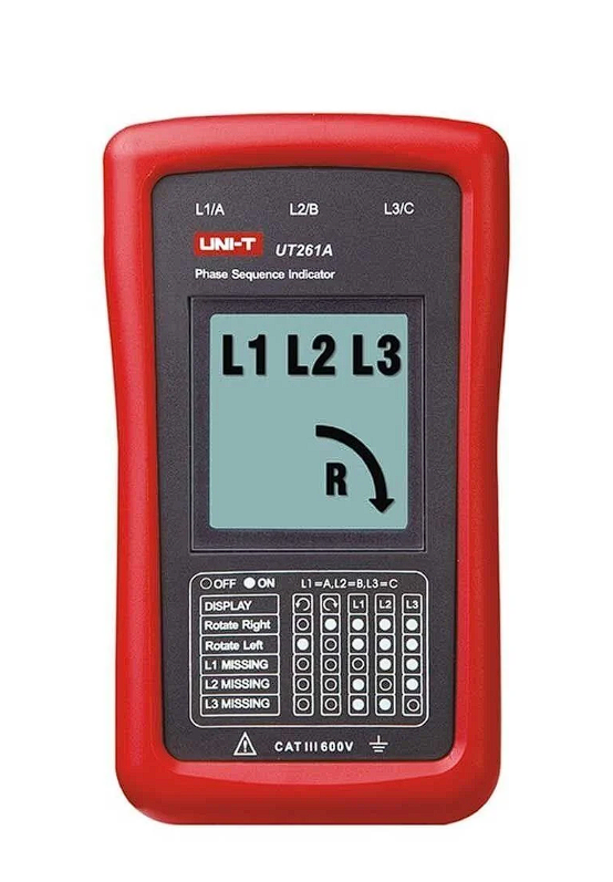 Unit UT-261A Dijital Faz Sırası Ölçer