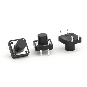 TACT SWITCH 12X12X9MM ENTEGRE .