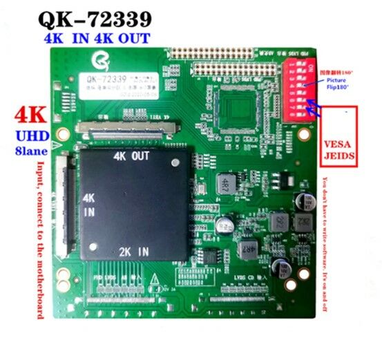 LCD PANEL FLEXİ REPAİR QK72339 4K İN 2K OUT 4KIN2KOUT